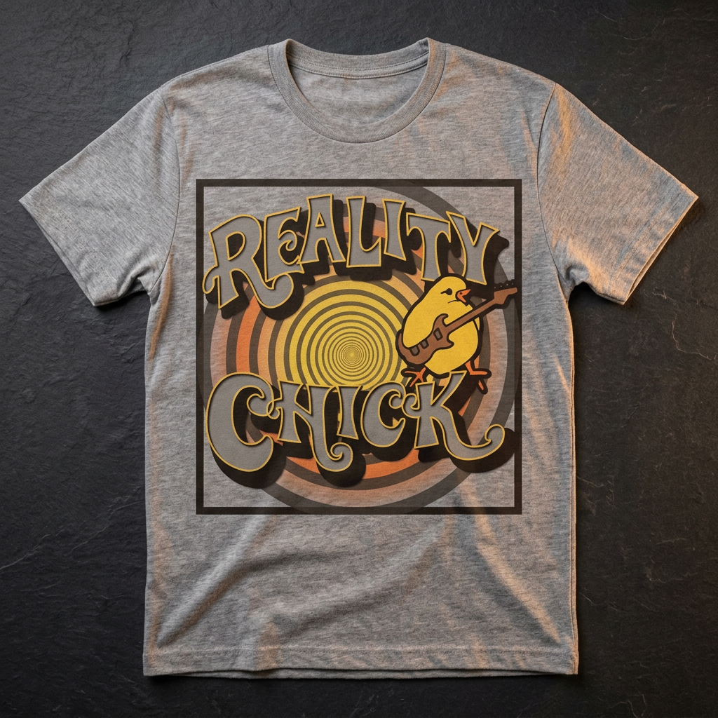 Reality Chick t-shirt with the band logo